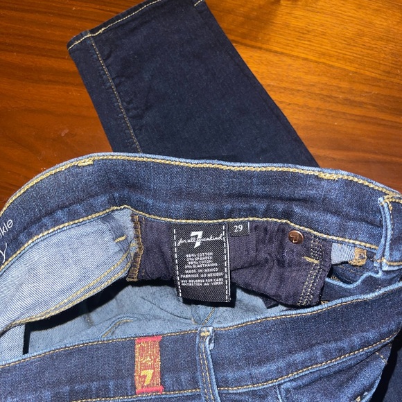 7 for all mankind high waist denim - Picture 6 of 10